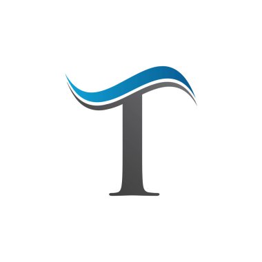 Yaratıcı modern iş tipografisi vektör şablonlu T harfi logosu. Yaratıcı Soyut Harf T Logo Vektörü. T Logosu Tasarımı.
