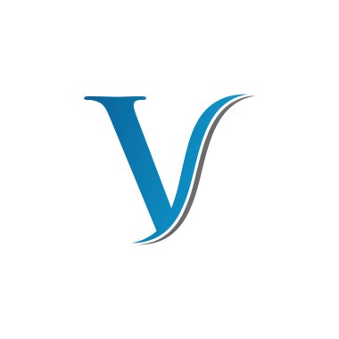Yaratıcı modern iş tipografi temsilcisi şablonu olan V harfli ilk logo. Yaratıcı Soyut Harf V Logo Vektörü. V Logo Tasarımı.