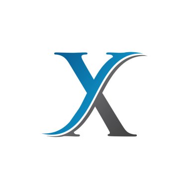 Yaratıcı modern iş tipografisi vektör şablonlu ilk harf X logosu. Yaratıcı Soyut Harf X Logo Vektörü. X Logo Tasarımı.