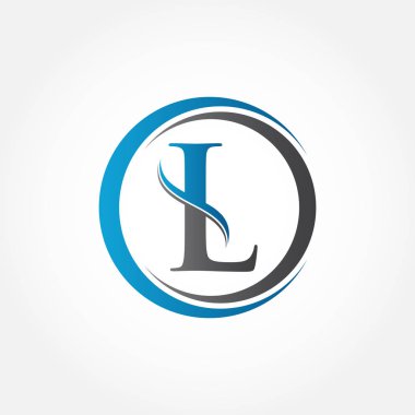 Yaratıcı modern iş tipografi vektör şablonlu L harfi logosu. Yaratıcı Soyut Harf L Logo Vektörü. L Logo Tasarımı.