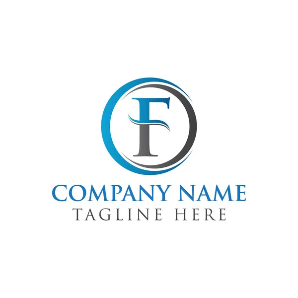Carta Inicial Logo Com Criativa Moderna Business Typography Vector Template —  Vetores de Stock