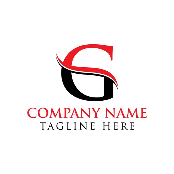 Logotipo Inicial Letra Com Modelo Moderno Criativo Vetor Tipografia Negócio —  Vetores de Stock