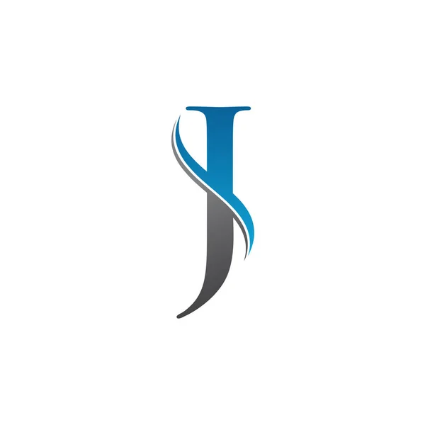 創造的な現代ビジネスタイポグラフィベクトルテンプレートと初期の手紙Jのロゴ クリエイティブ アブストラクトレターJロゴベクトル Jロゴデザイン — ストックベクタ