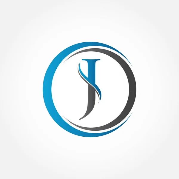 Inledande Bokstav Logo Med Creative Modern Business Typografi Vector Mall — Stock vektor