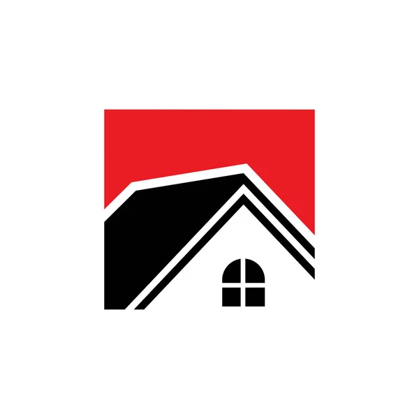 Real Estate Business Logo Vector Sjabloon Abstracte Huis Huis Logo — Stockvector