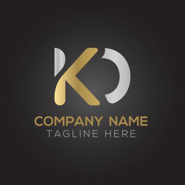 İlk Alfabe Kd Logo Tasarım Şablonu. Bağlı Harf Kd Logo Vektörü