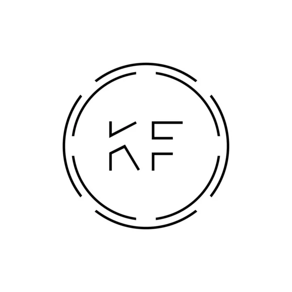 Alfabeto Iniziale Logo Design Vector Template Lettera Collegata Logo Vettoriale — Vettoriale Stock