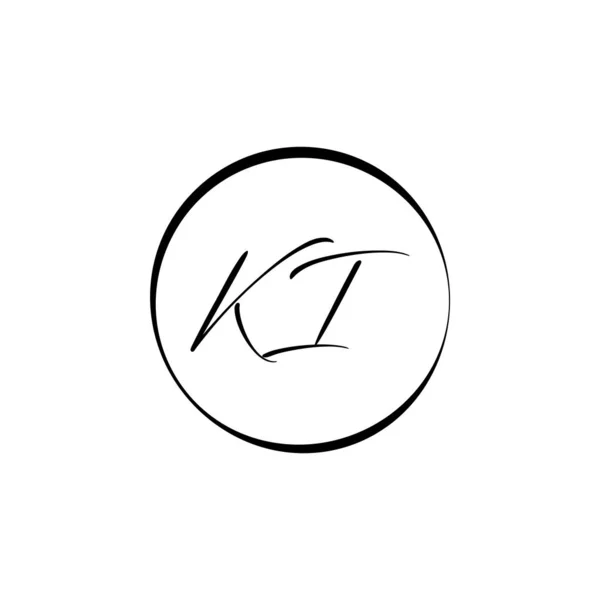 Initialt Alfabet Logo Design Vektor Mall Kopplat Brev Logo Vector — Stock vektor