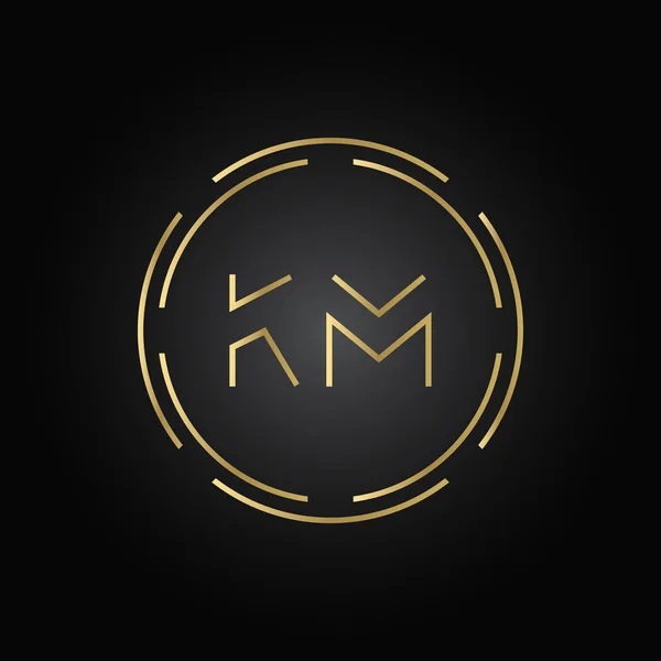 MM M M Letter Logo Design. Initial Letter MM Linked Circle