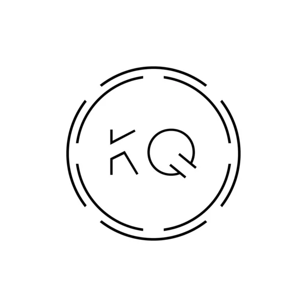 Початковий Алфавіт Дизайн Логотипу Векторний Шаблон Пов Язана Літера Вектор — стоковий вектор