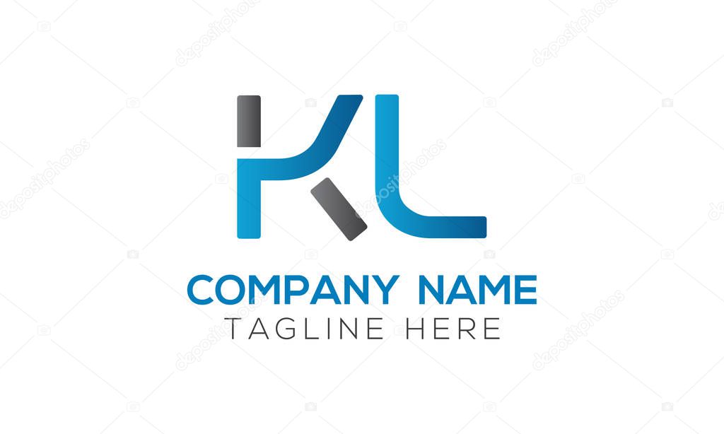Initial Alphabet Kl Logo Design Vector Template Linked Letter Kl Logo Vector Larastock