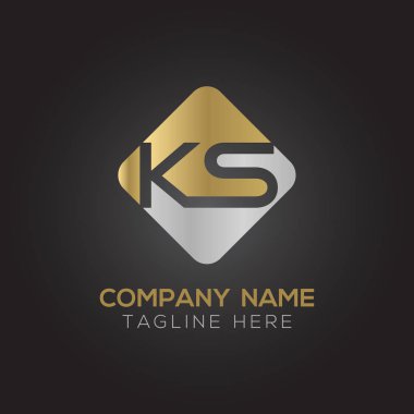 İlk Alfabe K Logo Tasarım Şablonu. Bağlı Harf K Logo Vektörü