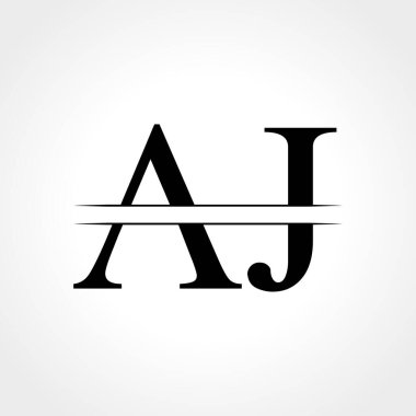 Yaratıcı modern iş tipografi vektör şablonlu ilk Aj Mektup logosu. Yaratıcı Soyut Harf Aj Logo Tasarımı