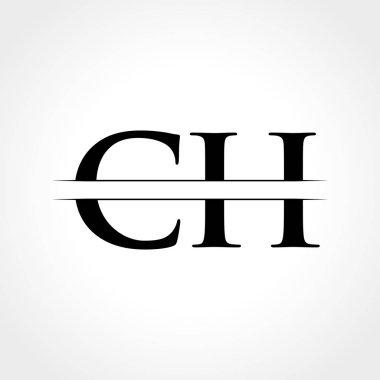 Initial CH Letter Logo With Creative Modern Business Typography Vector Template. Creative Abstract Letter CH Logo Design clipart svg vector 