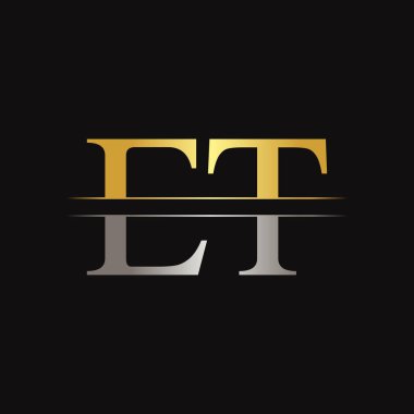 Initial ET Letter Linked Logo Business Vector Template. Creative Letter ET Logo Design