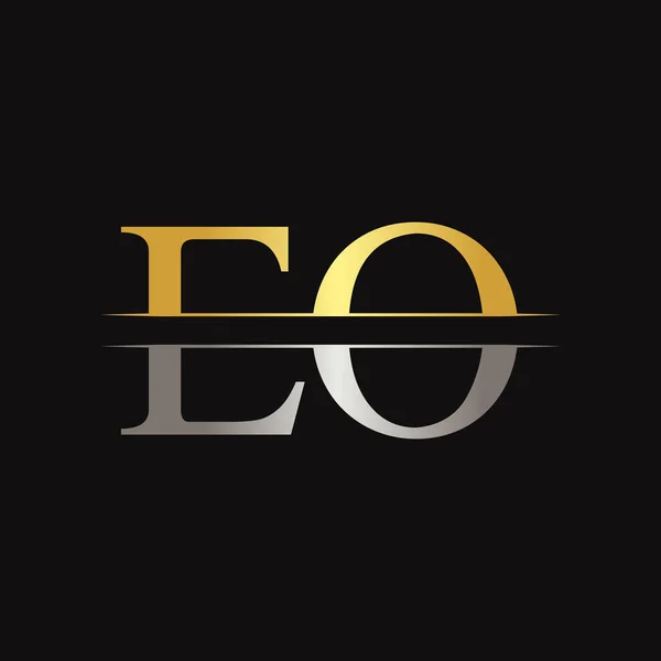 Úvodní Šablona Obchodního Vektoru Propojeného Logem Letter Tvůrčí Písmeno Logo — Stockový vektor