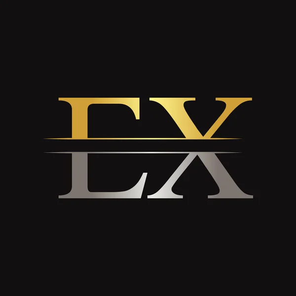 Initial Letter Linked Logo Business Vector Template Creative Letter Logo — Stock vektor