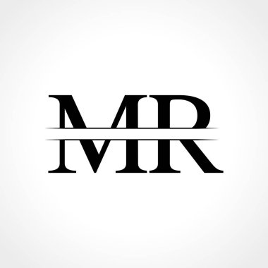 Baş harfli Bay Logo Tasarım Şablonu. Soyut Siyah Harf Bay Logo Tasarımı