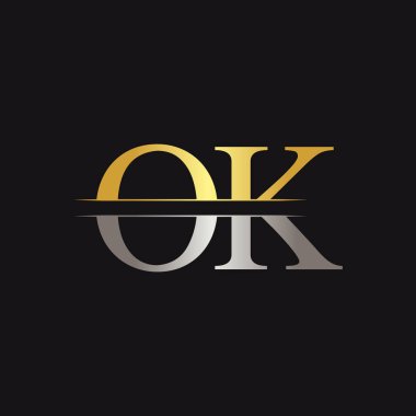 İlk Monogram Harf Ok Logo Tasarım Vektör Şablonu. Tamam Harf Logosu Tasarımı