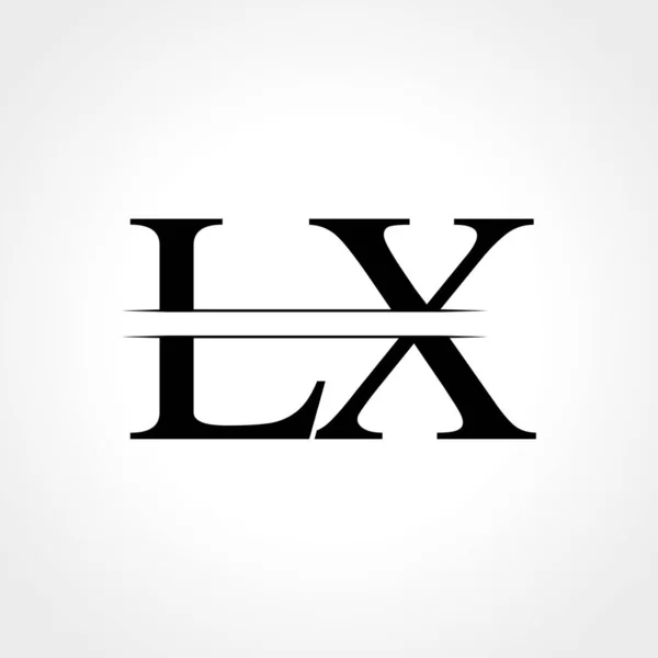 Počáteční Vektorová Šablona Návrhu Loga Abstrakt Black Letter Logo Design — Stockový vektor