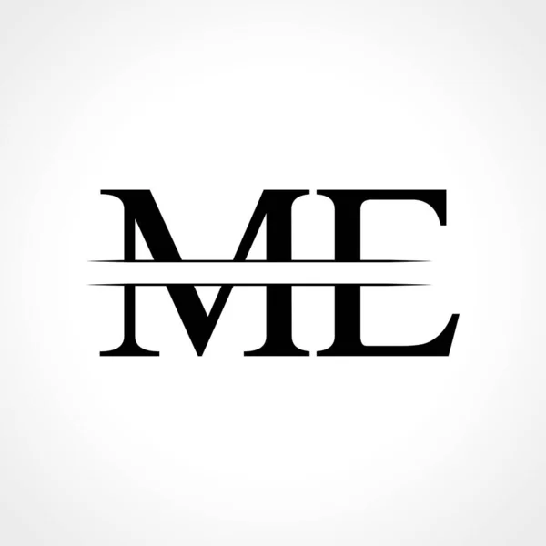 Initial Letter Logo Design Vector Template Abstract Black Letter Logo — Stock Vector