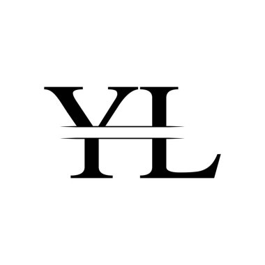 İlk Yl Logo Tasarım Vektör Şablonu. Yaratıcı Harf YI İş Logosu Vektörü İllüstrasyonu