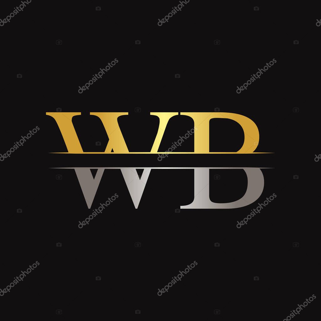Initial WB Letter Linked Logo. Creative Letter WB Logo Design Vector Template