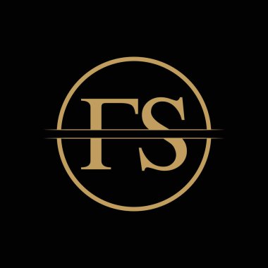 F harfi Tip Logo Tasarım Şablonu. Soyut Harf F logosu Tasarımı