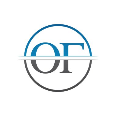 İlk Monogram Logo Tasarım Vektör Şablonu. Harf Logosu Tasarımı