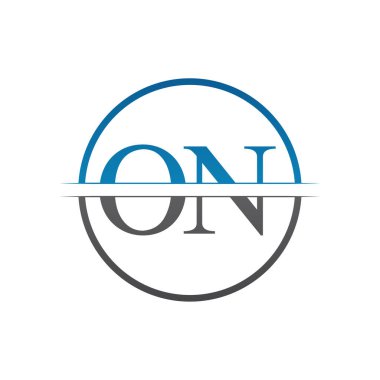 Logo Tasarımı Üzerine İlk Monogram Harfi Vektör Şablonu. Harf Logosu Tasarımı Üzerine