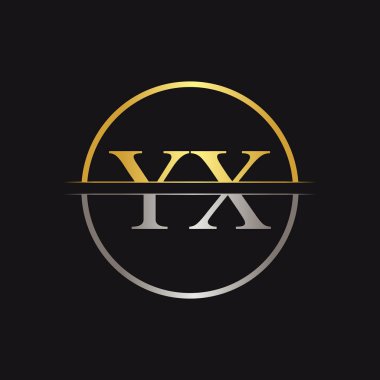 Başlangıç Yx Logo Tasarım Vektör Şablonu. Yaratıcı Letter Yx İş Logo Vektörü İllüstrasyonu