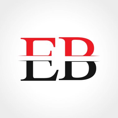 Initial EB Letter Linked Logo Business Vector Template. Creative Letter EB Logo Design