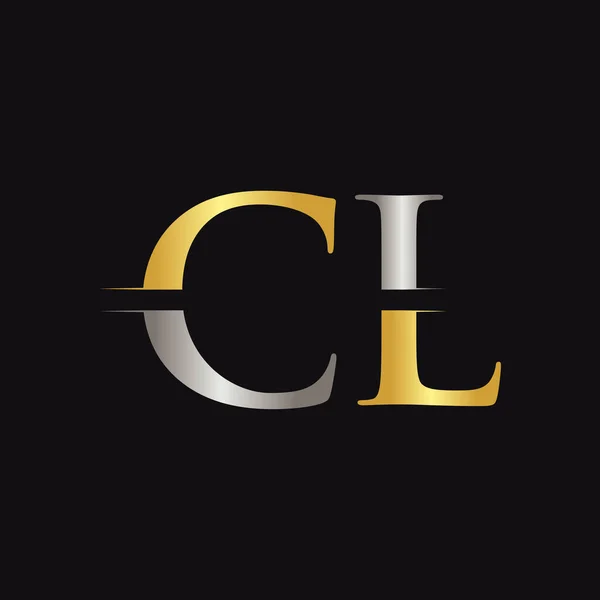 Logotipo Inicial Letra Com Modelo Moderno Criativo Vetor Tipografia Negócio — Vetor de Stock