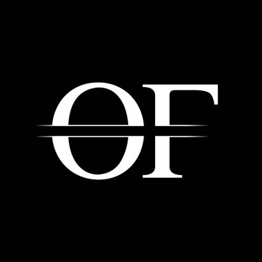 İlk Monogram Logo Tasarım Vektör Şablonu. Harf Logosu Tasarımı