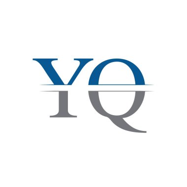 Başlangıç Yq Logo Tasarım Vektör Şablonu. Yaratıcı Letter Yq İş Logo Vektörü İllüstrasyonu
