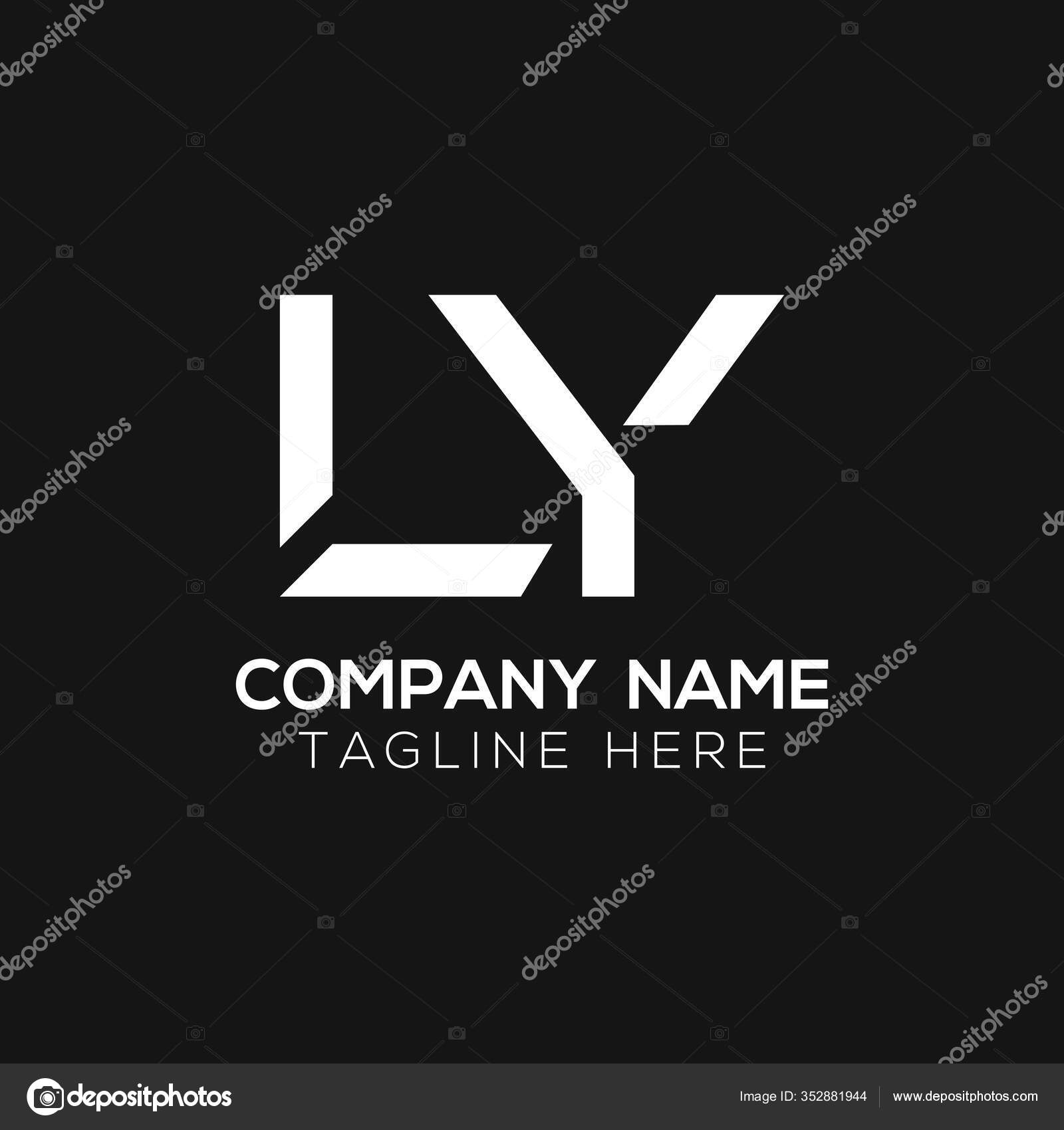 Initial LY letter Logo Design vector Template. Abstract Letter LY