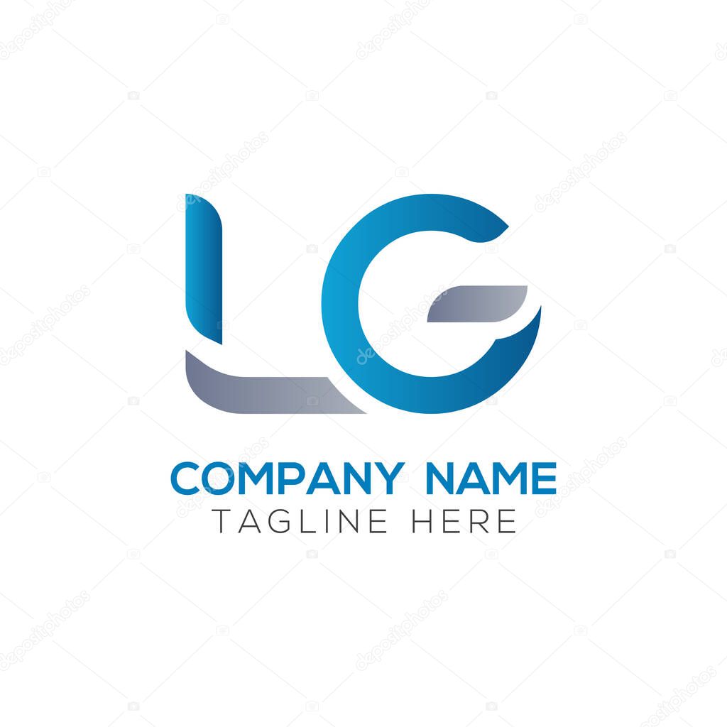 Initial LG letter Business Logo Design vector Template. Abstract Letter LG logo Design