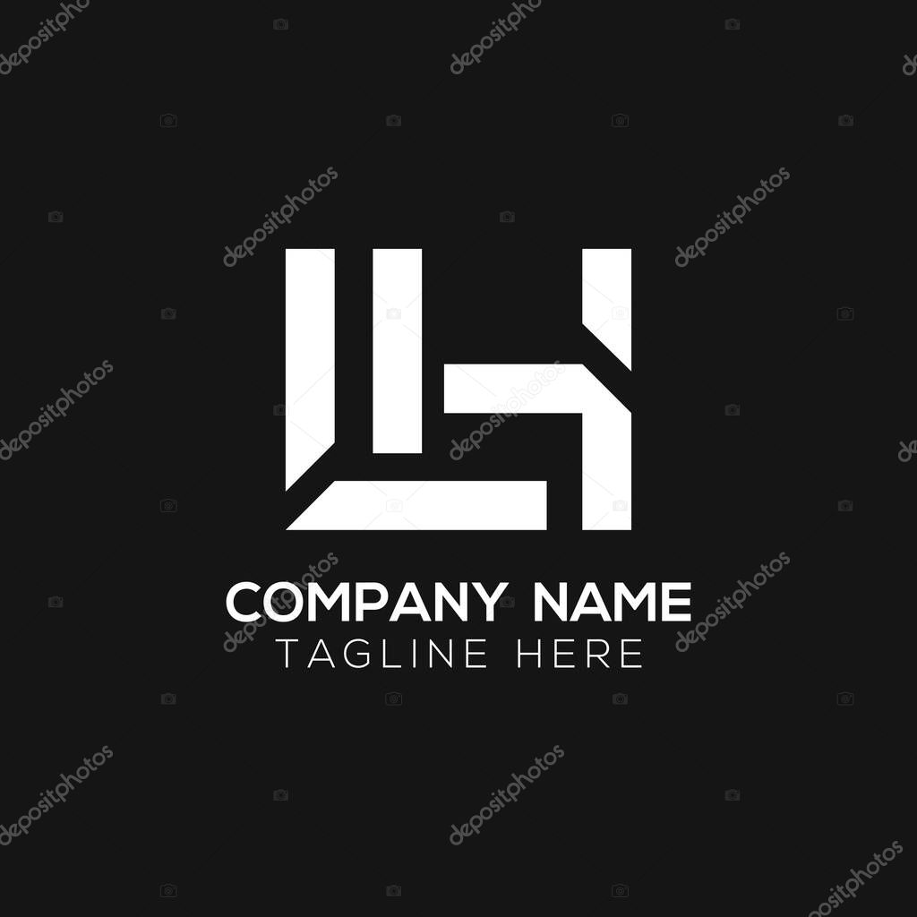 Initial LH letter Business Logo Design vector Template. Abstract Letter LH logo Design
