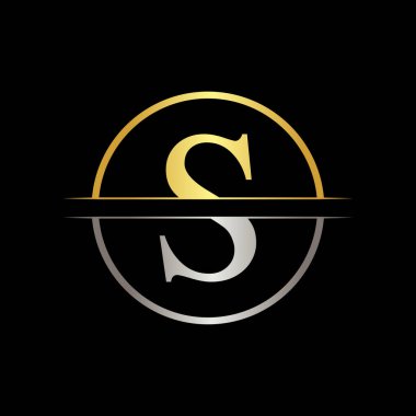 S harfi logo tasarımı iş vektör şablonu. Yaratıcı Soyut S Harfi Logo Vektörü
