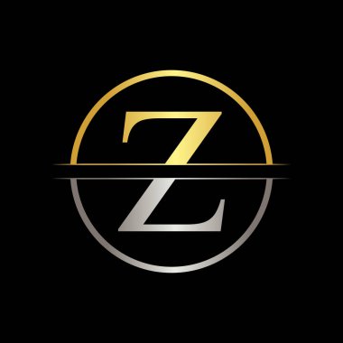 Z harfinin baş harfi logo tasarımı iş vektör şablonu. Yaratıcı Soyut Harf Z Logo Vektörü