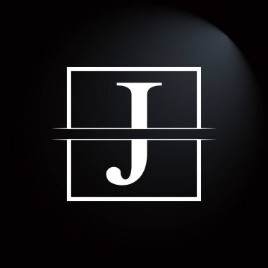 J Logosu Tasarım İşletme Şablonu. Yaratıcı Harf J Logo Vektörü