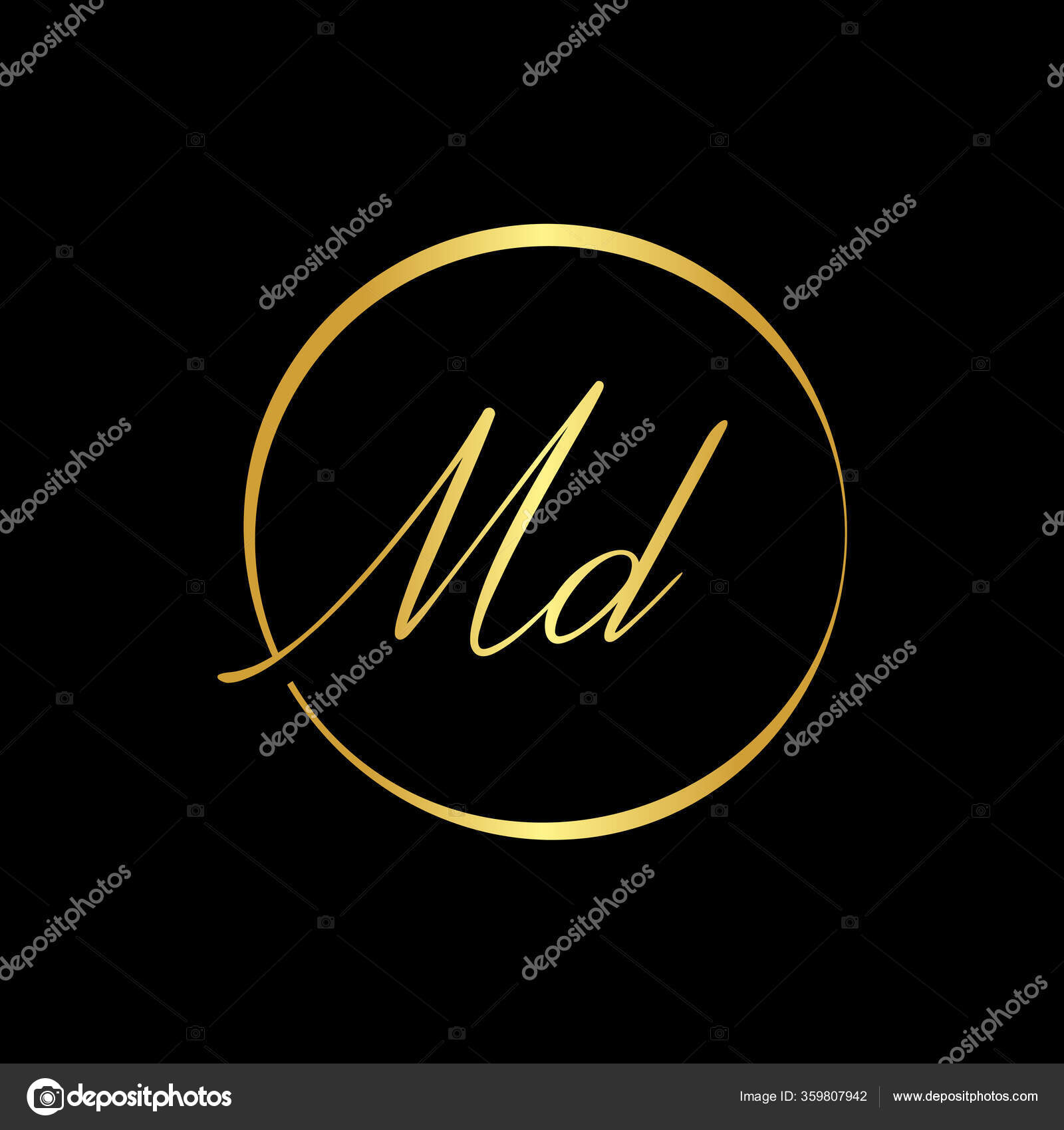 Fx Letter Logo Circle Gold Silver Stock Vector (Royalty Free