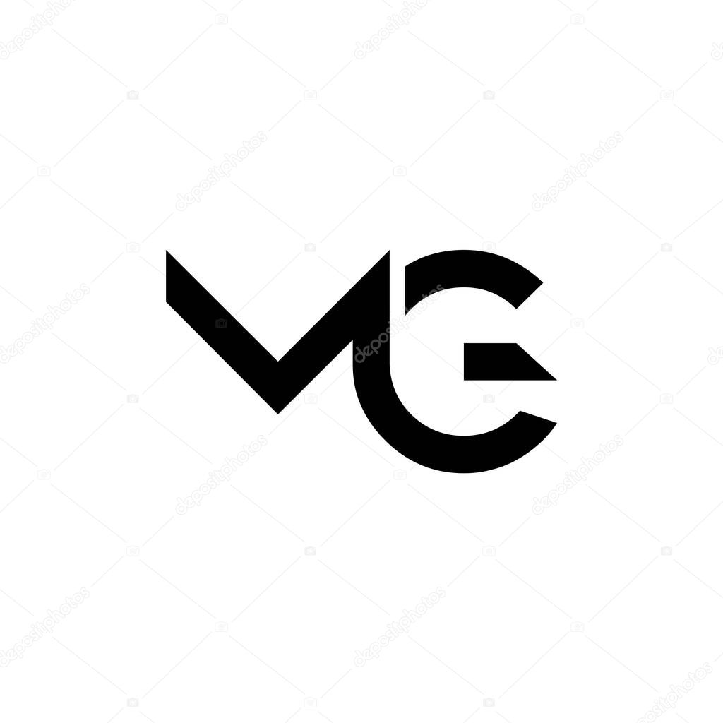 Initial MG letter Logo vector Template. Abstract Letter MG logo Design. Minimalist Linked Letter Trendy Business Logo Design Vector Template.