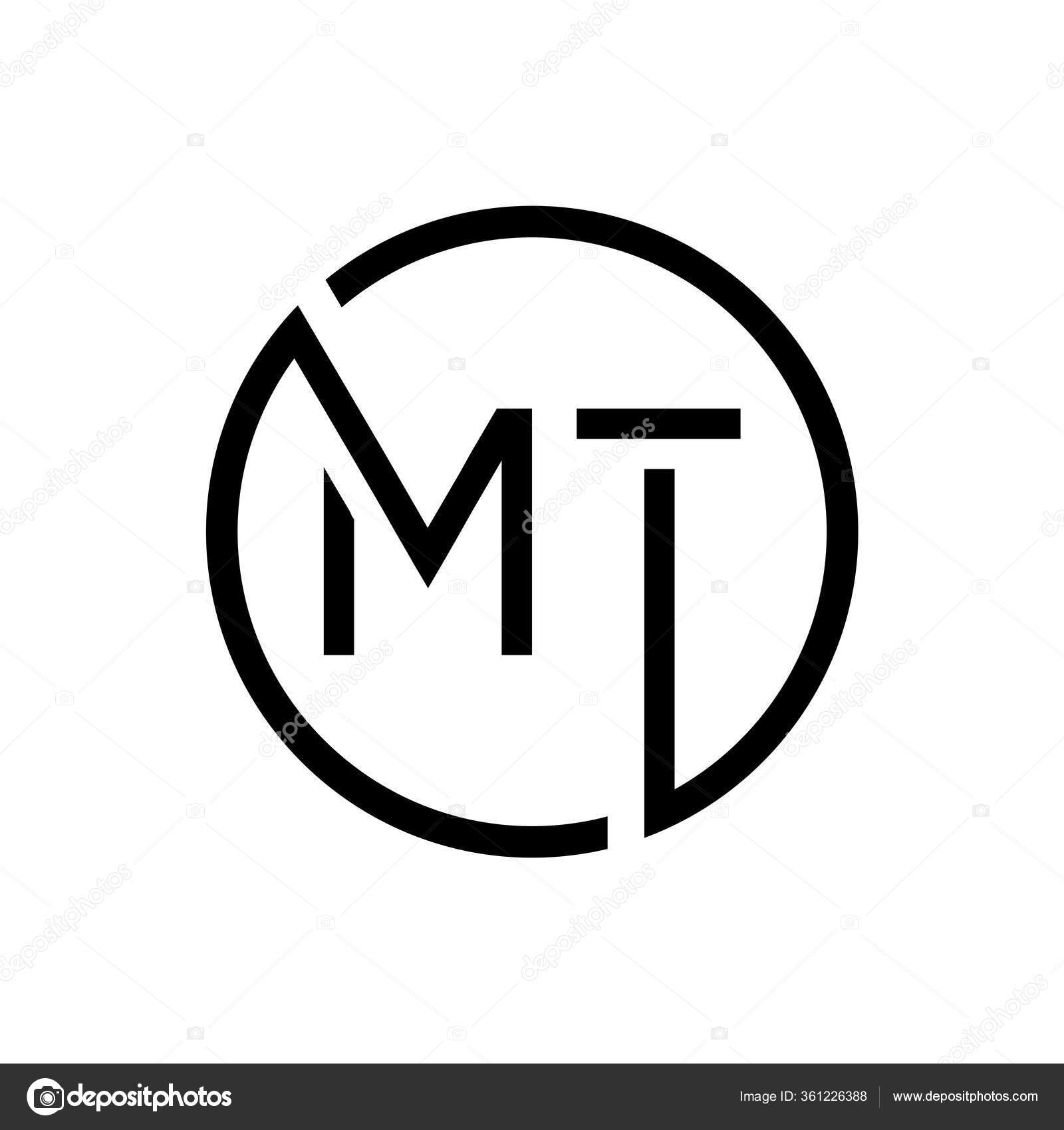 Monogram Mt Logo Design