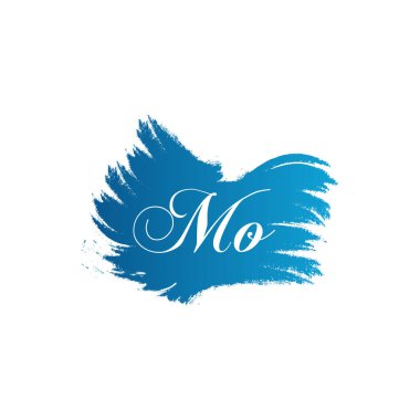 İlk Mo harfi Logo Tasarım Şablonu. Soyut Harf Mo logosu Tasarımı