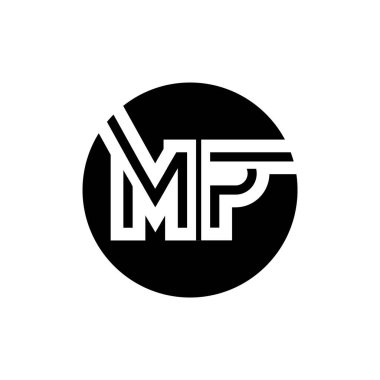 İlk Harf Logo Tasarım Şablonu. Soyut Harf Harfleri Harita logosu Tasarımı