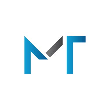 İlk harf Logo Tasarım Şablonu. Soyut Harf Dağı logosu Tasarımı