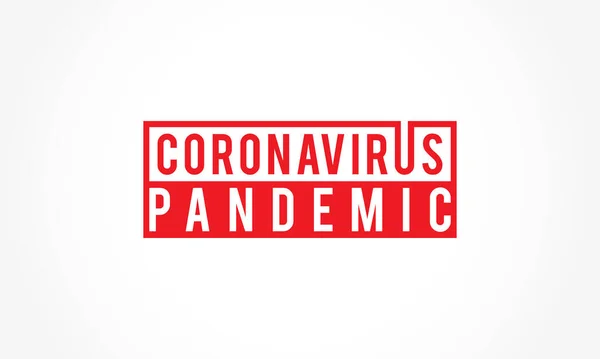 Coronavirus Pandemic Disease Covid Social Awareness Design 2019 Ncov Novel — Image vectorielle