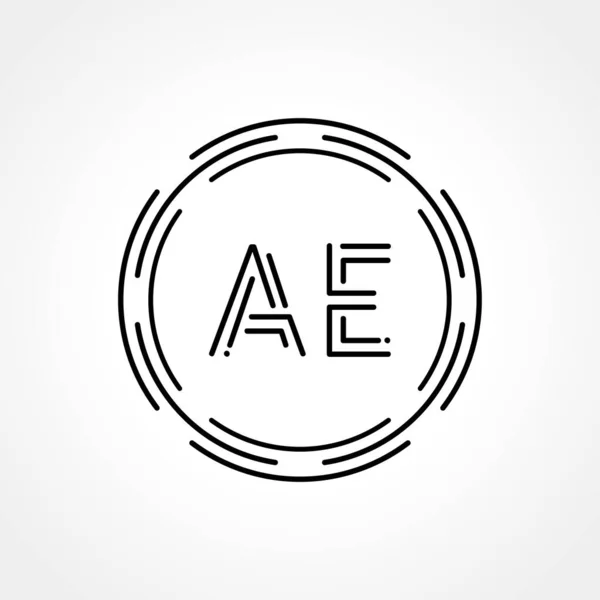 Initial Logo Creative Typography Vector Mall Digital Abstrakt Brev Logotyp — Stock vektor