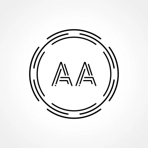 Початковий Логотип Творча Типографія Векторний Шаблон Цифровий Абстрактний Лист Дизайн — стоковий вектор